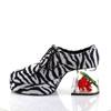 Funtasma - PIMP02 Lage schoenen - Zwart/Wit Product image